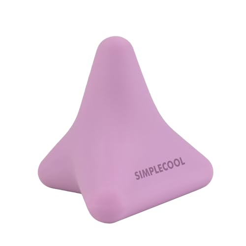 Manual Trigger Point Massage Tool Small Massager Ball 3″×2.6″ Purple | For Deep Tissue Myofascial Release Physical Therapy Plantar Fasciitis Pain Relief Muscle Knot Psoas Hip Flexor Iliacus - color: Purple