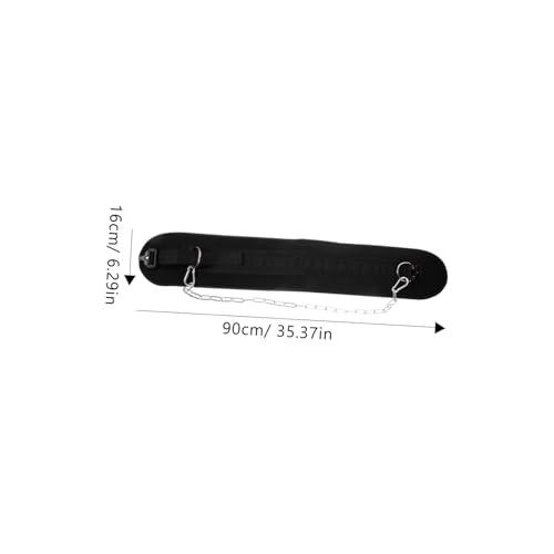 GALPADA Thickened Weightlifting Belt with Detachable Chain for Bodybuilding Powerlifting Gym Accessories Men and Women Heavy-duty Waist Support for Running Hiking Climbing Yoga and