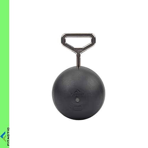 Rock Climbing Solid Training Cannonball Bomb Power Pull Up Ball Hold Grips for Straps for Finger, Forearm, Biceps, Back Muscles - color: Black (3")