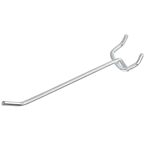 Neiko 53100A 4 Inch Heavy Duty Pegboard Hooks Kit, 50 Pack, 1/8" Peg Hooks for 1” Spaced Pegboards, Utility Hooks for Wall Organizing in Home or Garage - size: 4" Pegboard Hooks
