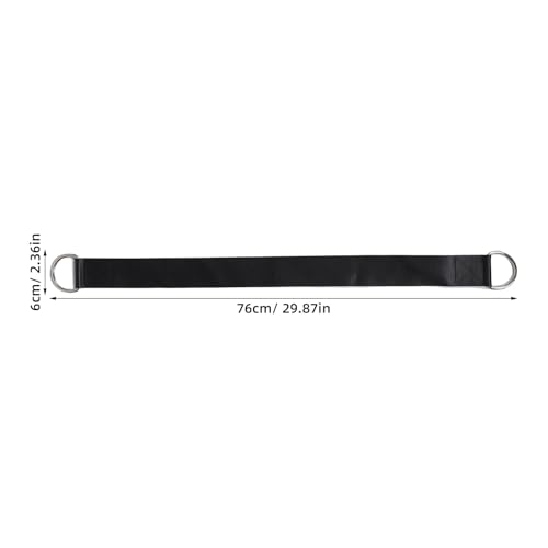 YARNOW 2pcs Weight Plate Loading Strap for Dip Belt - Barbell Pullups Dumbbell Plate Pin Loading Strap for Strength Training Forearm Wrist Exerciser Strengthener 30 Inch