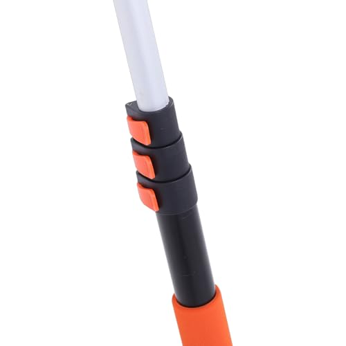 Solar Panel Cleaning Brush Kit Solar Energy Parts Accessories 12FT Water Fed Window Cleaner Tool 13.8in Brush 4 Nozzles Soap Dispenser 180 Adapter for Roof RV Gutter