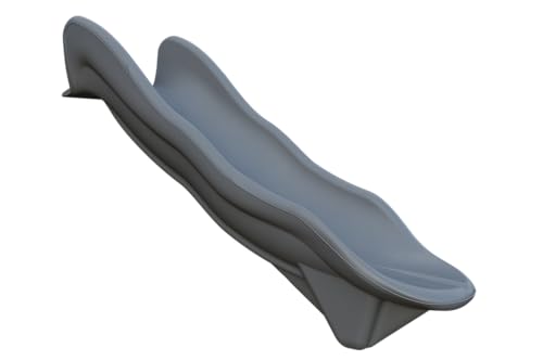 TUSK Avalanche 6 ft Rotomolded Playset Slide, Gray - color: Gray, size: 6 ft
