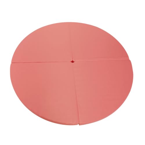 Folding Safety Mat for Home Spinning Round Pole Dance Mat, Round Foldable Aerial Yoga Mat for Pole Dancing, Gymnastics, Aerial Hoop, Simple Maintenance - size: 150*5cm/59.1*2in