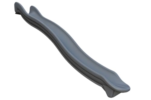 TUSK Avalanche 14 ft Rotomolded Playset Slide, Gray - color: Gray, size: 14 ft