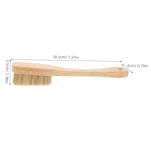 Toyvian Thick Boars Hair Bristles Mountaineering Cleaning Brush for Climbing Bouldering Nonabrasive Wire Brush for Indoor Rock Climbing