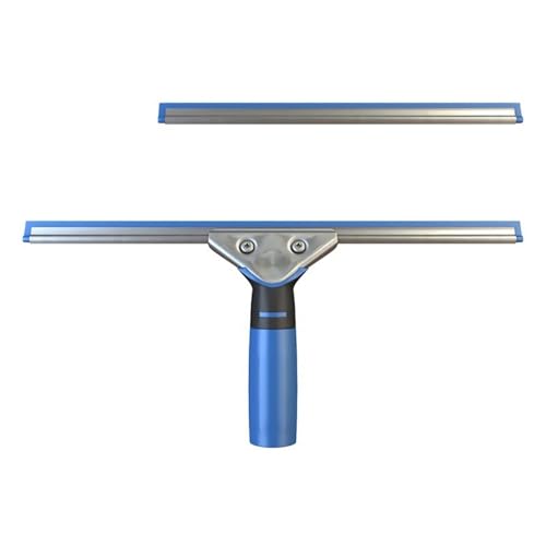 EnduroShield Professional Window Squeegee - 10 & 14 Inch Blades | Premium Silicone Blades | Streak-Free Results | Ergonomic Handle | Professional Grade - size: Single: Professional Squeegee