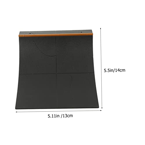 Abaodam Fingerboard Ramp 2 Pcs Finger Skate Park Kit with Fingerboard Obstacles Skateboard Park Part for Kids Training Finger Coordination Desk .51 X 5.11 X 4.52 in