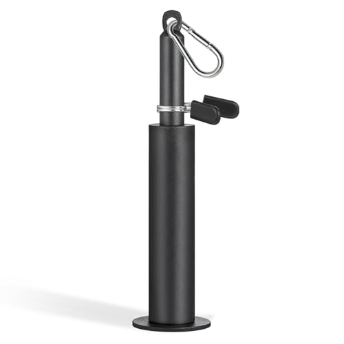 SERTT Weight Loading Pin fit 1 inch Standard and 2 inch Olympic Weight Plate, Gym Pin for Weight Stack with Heavy-Duty Carabiner, Weight Pin Attachment for Cable Pulley System LAT Pulldown - color: Black - 1 inch Standard and 2 inch Olympic Compatible