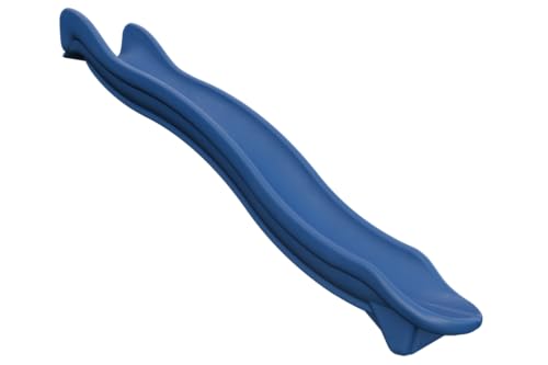 TUSK Avalanche 12 ft Rotomolded Playset Slide, Blue - color: Blue, size: 12 ft