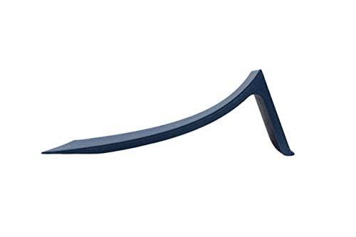 Teak Tuning Fingerboard Poly Launch Kicker Ramp - 4.5" Long, 3" Wide, 1.5" Tall - Fingerboard Obstacle in Blue Steel Colorway