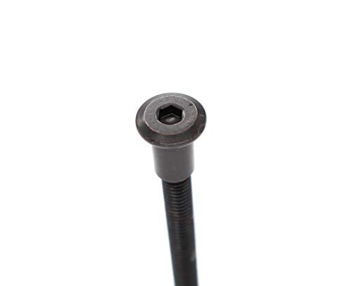 10-Pack M6x80mm Black Socket Cap Screws Barrel Nuts Kit for Crib Furniture Bed - size: M6 x 80mm (10 pcs)