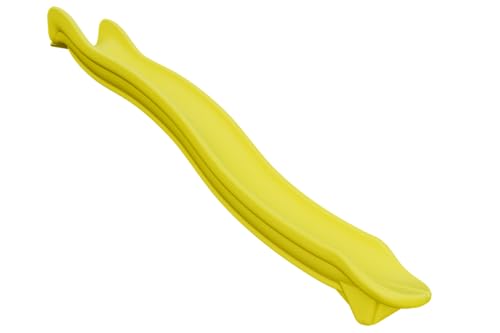 TUSK Avalanche 14 ft Rotomolded Playset Slide, Yellow - color: Yellow, size: 14 ft