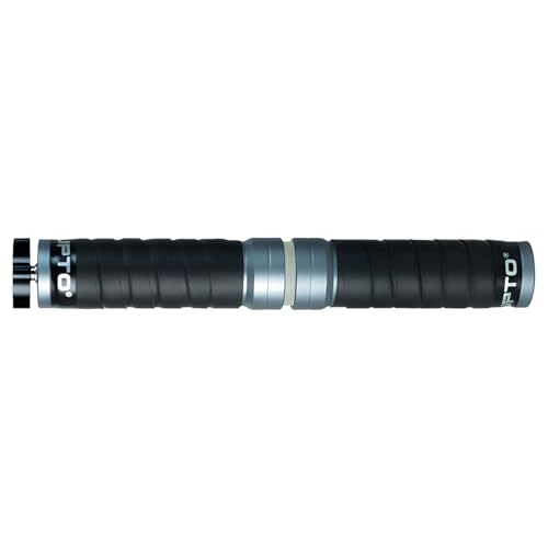Portable Wrist Roller and Forearm Builder Built From Aluminum Alloy and Stainless Steel ° Rotating Hand Exerciser - color: Black
