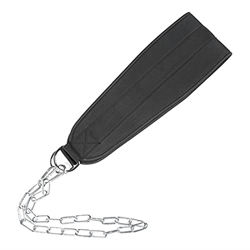 Dipping Belt with Chain 89CM Adjustable Heavy Duty Steel Lifting Chain for Pull Ups, Weightlifting, Powerlifting, Bodybuilding Workouts, Weighted Parallel Dips Strength Tested Up to 50kg