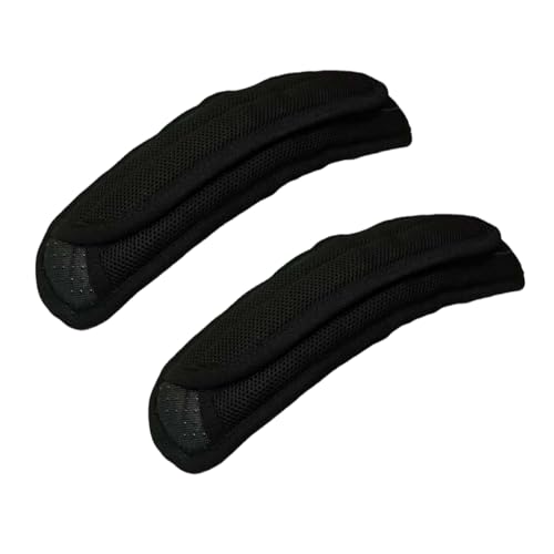 2 Pack Shoulder Strap Pads for Backpack Accessories,Replacement Universal Shoulder Pad Cushion Relieve Shoulders Pressure - color: Black
