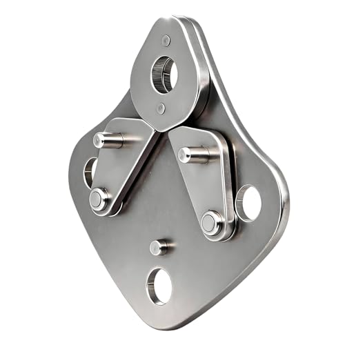 Multifunctional Stainless Steel Continuous Connectors Plate Suitable for Secure Rock Climbing and Outdoor Activity Outdoor Climbing Gear