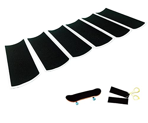 6Pcs Fingerboard Foam Grip Tape, 110mm x 38mm Fingerboard Grip Tape, Foam Finger Tape for Fingerboard - style: 6