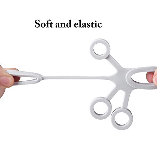 4 Pcs Silicone Finger Stretcher, Hand Stretcher for Strength Training, Soft Finger Exercise Band, Creative Resistance Tool for Finger Dexterity, Compact and Portable Design, Set of 4