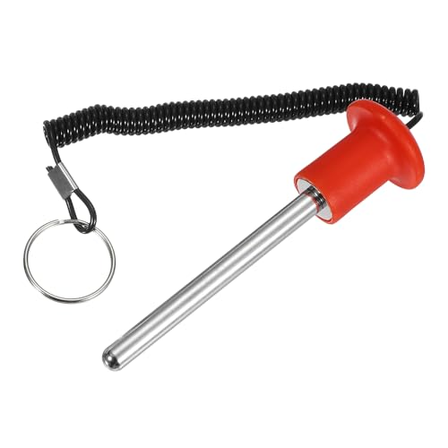 Gym Pin Weight Stack Pin Strength Training Lifting Equipment Replacement with Pull Rope Fitting for Club - color: Red, size: 0.4 x 4.1 Inch