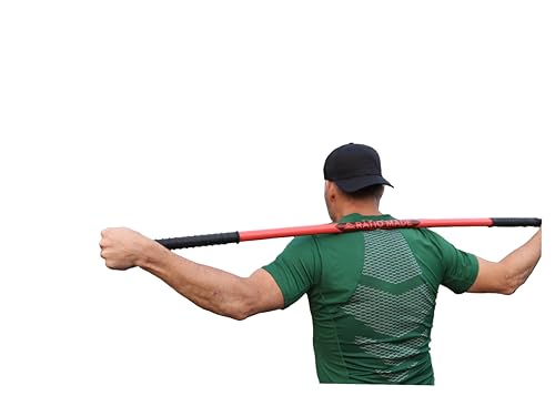 Stretch Stick, flexibility trainer, and mobility aid - color: Forest, size: 54 inches