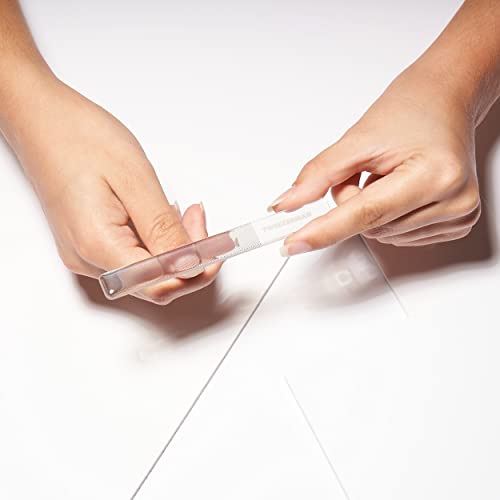 Tweezerman Glass Manicure Set-Clipper, Cuticle Pusher, Glass File, Buffer - style: MANICURE SET
