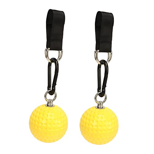 Pull Up Ball Grip with Strap, Wireless Climbing Ball Handles for Strength Training, Non - Slip PU Grip Balls with Stainless Steel Hooks for Pull Up Bar, Indoor Outdoor Fitness Equi