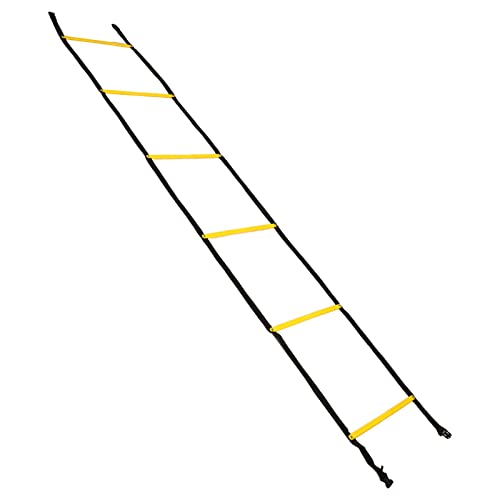 Speed Agility Training Ladder, 2.6m Fixed Rungs Football Basketball Speed Training Equipment for Athletes Sports Fitness Workout
