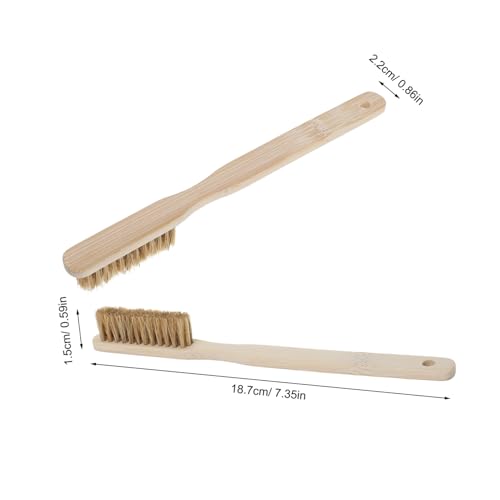 VOSAREA Rock Climbing Brush for Bouldering and Outdoor Climbing with Powerful Scrubbing Wood Handle and Natural Bristles, Portable Cleaning Tool for Chalk and Hold Maintenance