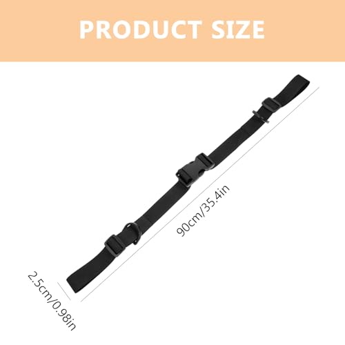 2pcs Adjustable Heavy Duty Webbing Tie-Down Straps with Quick Release Buckle for Tent Securing, Cargo Lashing, Backpack and Yoga Mat Bundling