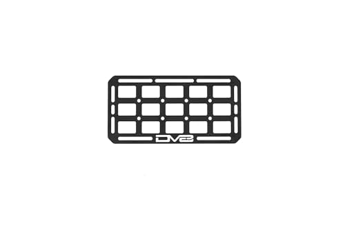 DV8 Universal Molle Panels 11" x 6" for Garages Available in 6 Sizes | Be Mounted Almost Anywhere Including Vehicles, Universal Mounting for Tools, Recovery Gear, & More - size: 11" x 6"
