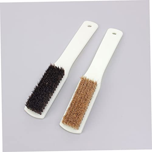 SOLUSTRE 2Pcs Climbing Brush Set Boar Hair Bristles and Sturdy Handle Rock Cleaning Tool for Bouldering and Chalk Removal
