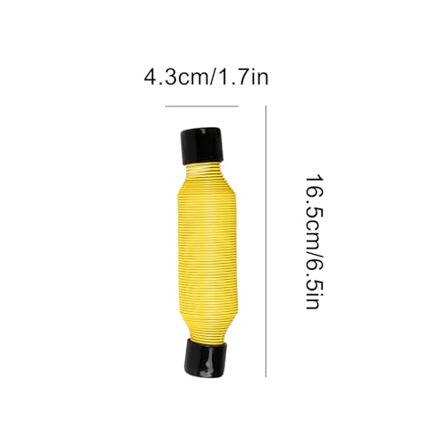 Grip Strength Trainer Hand Spring Strengthener | Spring Grip Training Tool for Home Gym Office Athletic Practice Workout Climbing - color: Yellow