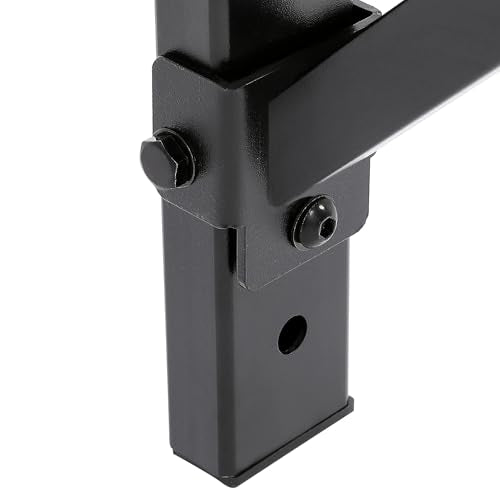 ECOTRIC 46'' Wall Mounted Pull Up Bar Chin up Bar Doorway Exercise Bar | Upper Body Gym Workout Bar Heavy Duty Training Fitness Home Heavy Duty 500lbs
