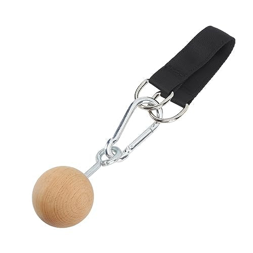Wooden Pull Up Balls, Rock Climbing Holds Training Set for Arm Strength, with Neutral Grip Handle for Home Workout and Travel