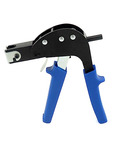 QWORK Hollow Wall Anchor Setting Tool with Non-Slip Rubber Grip and Safety Slip Guard, Metal Construction for Perfect Cavity Wall Fixings Installation