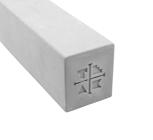 Teak Tuning Monument Series Concrete Fingerboard Straight Loaf - 7" Long, 2" Tall - Ultra Premium, Super Durable Polymer Modified Concrete - Sterling Gray Colorway