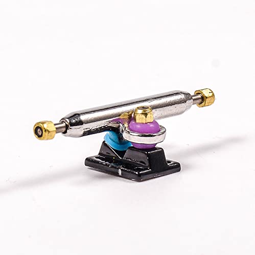 Fingerboard Trucks with Upgraded Urethane Bushings and Pivot Cup,34mm 32mm Width,Normal Kingpin (Black, 32mm) - color: Black, size: 32mm