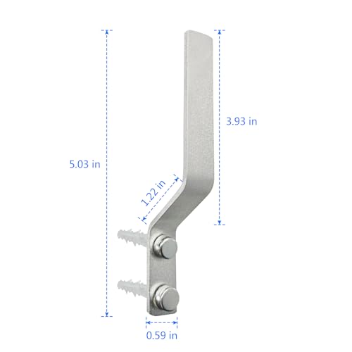 4 Pcs Aluminum Shoes Hooks, Door Wall Mounted Shoes Rack Shelf Organizer for Door Hanging Shoes
