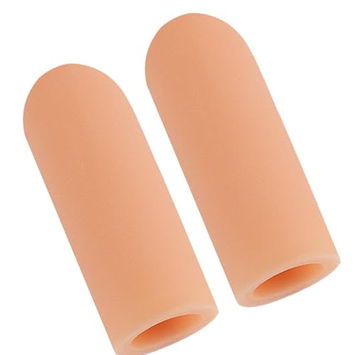 1pair High Elasticities Finger Guard Reusable Finger Protecting Sleeves for Extended Wear Comfortable