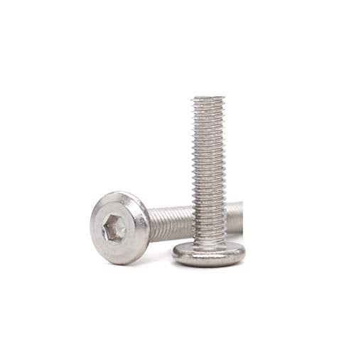 10pcs M6 x 40mm Flat Socket Cap Allen Bolts Rivet Screws Connecting for Furniture 304 Stainless Steel - size: 10pcs M6 x 40mm