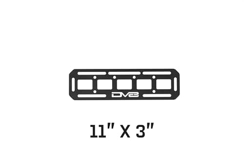 DV8 Universal Molle Panels 11" x 3" for Garages Available in 6 Sizes | Be Mounted Almost Anywhere Including Vehicles, Universal Mounting for Tools, Recovery Gear, & More - size: 11" x 3"