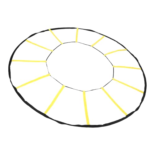 Circular Training Ladder - 12 Rungs Nylon Speed and Trainer for SoccerBasketball & Football