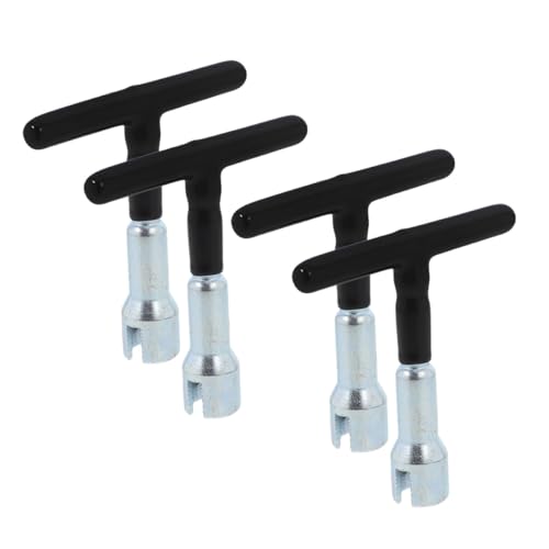DOITOOL 4pcs T Handle Wing Nut Driver Tool for Manual Eye Screw and Hook Bolt Fastening, Portable Hand Tool for Screw Hook Tightening and Hanger Installation
