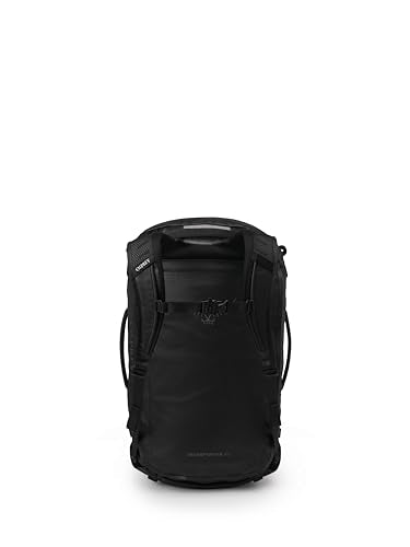 Osprey Transporter Lightweight Travel Duffel Bag - Extra Large Water Resistant Durable Gear Bag for Men and Women - color: Raven Black, style: 40l