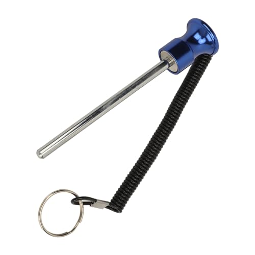 Weight Machine Pin Magnetic, Weight Stack Selector Pin with Pull Rope 8x125mm, for Commercial Gym or Home Health Grade Steel Heavy Duty Gym Accessories (1) - size: 1