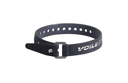Voile Straps - 15" Aluminum Buckle Black - color: Black