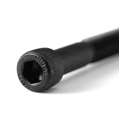 Socket Head Cap Screw, 1/4-20 x 1-3/4", Alloy Steel, Black Oxide, Hex Socket Coarse Thread, 1/4 inch Hexagonal Allen Bolt, Length: 1-3/4 inch, Full Thread (Quantity: 20) - size: 1-3/4
