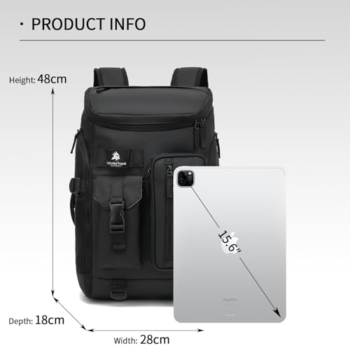 Kalesi Gym Duffle Tennis Bag Backpack 4-Way Waterproof with Shoes Compartment for travel Sport Hiking laptop (Black 02) - color: 02-black