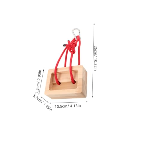 Portable Wooden Hangboard for Rock Climbing Training, 2pcs Fingerboard Set for Indoor and Outdoor Use, Doorway Climbing Board for Finger Strength and Grip Conditioning